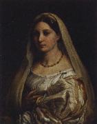 Aragon jose Rafael Women wear the veil France oil painting artist